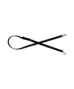 INTER-CHAUSSURES 【LORISTELLA】ソフトレザー巾着バッグ ブラック