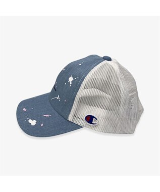 林八百吉商店 Champion  キッズ  ペイントメッシュキャップ サックス