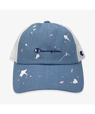 林八百吉商店 Champion  キッズ  ペイントメッシュキャップ サックス
