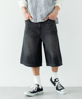 CRAFT STANDARD BOUTIQUE デニムバギーショーツ Black