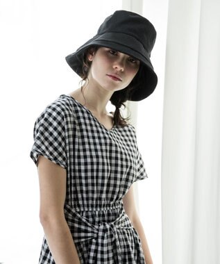 MOONBAT 【一級遮光/UVカット】UVラフィネハット（つばの広さノーマル）速乾/接触冷感/手洗いOK/サイズ調整可能/抗菌防臭加工 ブラック