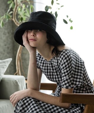 MOONBAT 【一級遮光/UVカット】UVラフィネハット（つばの広さノーマル）速乾/接触冷感/手洗いOK/サイズ調整可能/抗菌防臭加工 ブラック