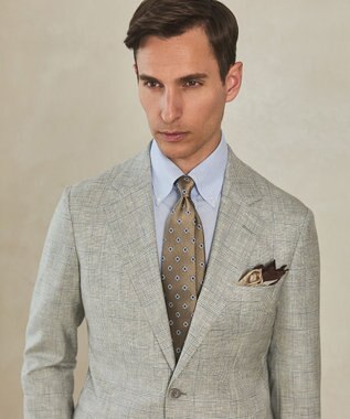 GOTAIRIKU 春夏向け【形態安定】SUMMERPREMIUMPLEATS_ボタンダウンカラー 長袖ドレスシャツ(25/26年モデル) サックスブルー系