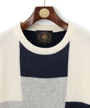 J.PRESS MEN 【120th Anniversary】Archive Knit / crazy pattern ホワイト系7