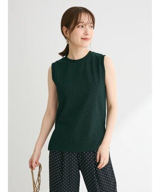 Green Parks ・Petit Fleur ラメタンクトップ Green