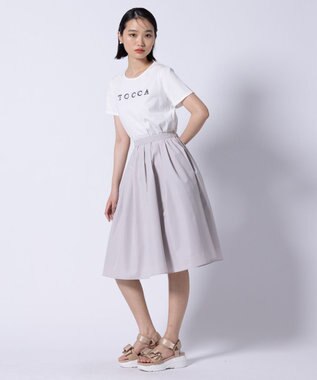 TOCCA TEXT LOGO TEE Tシャツ アイボリー系