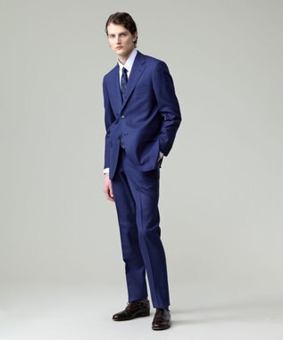 J.PRESS MEN 【WEB・一部店舗限定】ブルーシェードストライプ スーツ ブルー系1