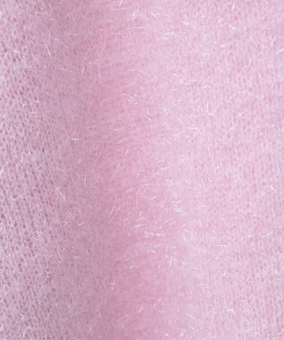 Green Parks Ｍｉｆｆｙ／ワンポイントシャギーニットカーディガン Lavender