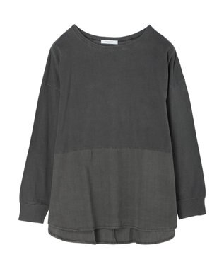 Green Parks ピグメントドッキングスリットデザインチュニック Gray