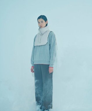 KWD 【日本製】STAND COLLAR DOWN PARTS グリーンダウン スタンドカラーダウンパーツ グレージュ