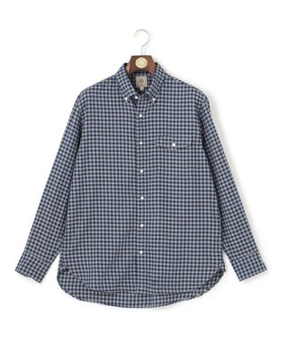 J.PRESS MEN 【WEB・一部店舗限定】フランネルギンガムチェックシャツ / B.D. グレー系3