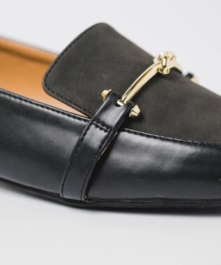 BONTRE 【PRECIEUX JOUET/プレシュウジュエ】ツイストビットローファー ブラック