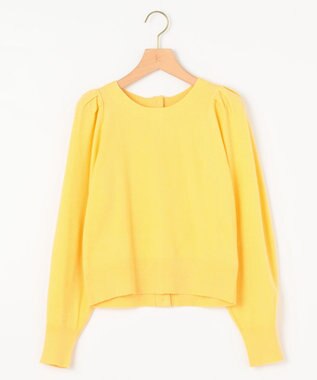 組曲 L 【前後着用可】BOREROタックプルオーバー ニット オレンジ系