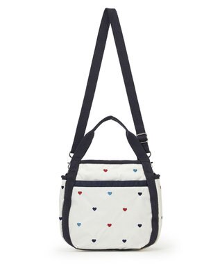 LeSportsac SMALL JENNI/トリコロールハートエンブロイダリー トリコロールハートエンブロイダリー