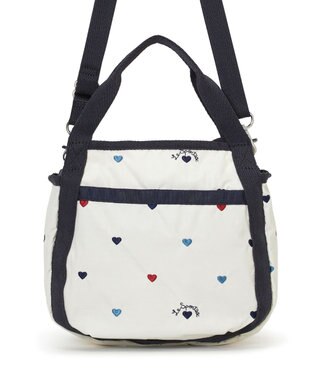 LeSportsac SMALL JENNI/トリコロールハートエンブロイダリー トリコロールハートエンブロイダリー