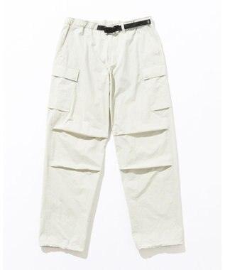 JOSEPH ABBOUD MOUNTAIN 【ユニセックス・ECO撥水/抗菌性/軽量】タスランワッシャー クライミングカーゴ パンツ ライトグレー系