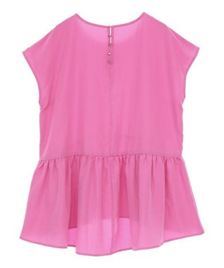 AMERICAN HOLIC ペプラムノースリーブブラウス【WEB限定カラー有り】 Pink