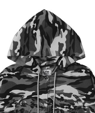 WEGO 【ユニセックス着用ITEM/MLサイズ展開】カモフラグラフィックZIPパーカー 柄2