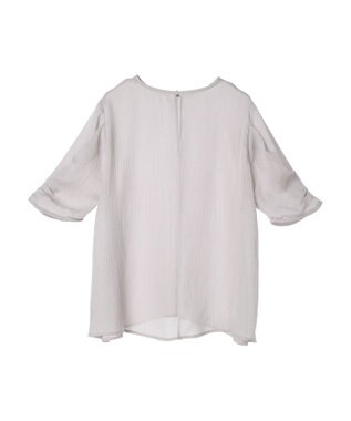 AMERICAN HOLIC 袖コンシャスブラウス Light Gray