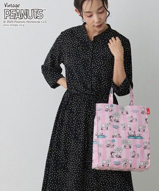 ROOTOTE 8430【スヌーピー】IP.A4アーキャトル.ラミネート.ピーナッツ-0L 01：フィフティーズ