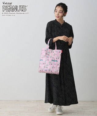 ROOTOTE 8430【スヌーピー】IP.A4アーキャトル.ラミネート.ピーナッツ-0L 01：フィフティーズ