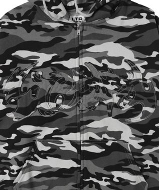 WEGO 【ユニセックス着用ITEM/MLサイズ展開】カモフラグラフィックZIPパーカー 柄2