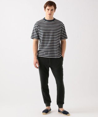 JOSEPH ABBOUD MOUNTAIN 【SPACE】OGリネンボーダー Tシャツ ネイビー系2