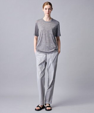 JOSEPH ABBOUD MOUNTAIN 【ストレッチ/接触冷感/ECO撥水】クールイージー パンツ ライトグレー系