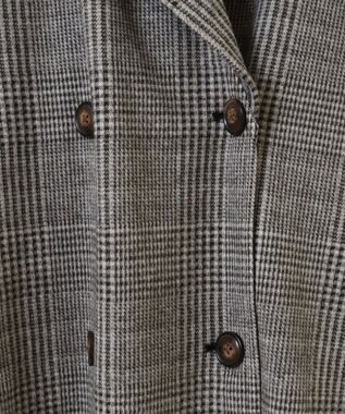 Green Parks オーバージャケットコート（グレンチェック） Glen Check