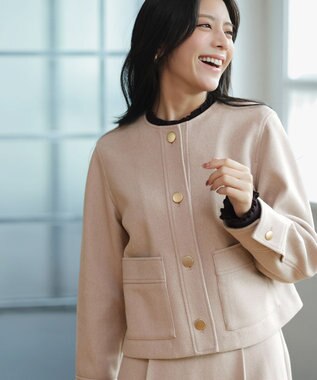 ANY SIS 【2SET】ジャケット × フレアスカート セット ベージュ