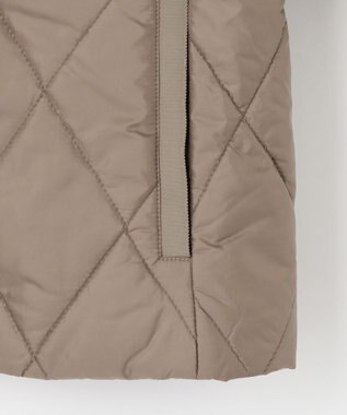 J.PRESS LADIES 高密度タフタ キルティング ショート コート ブラウン系