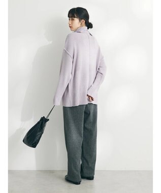 CRAFT STANDARD BOUTIQUE センタータックニットプルオーバー Purple