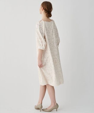 23区 【APPLAUDIR】シュエットジャカード ドレス ベージュ系