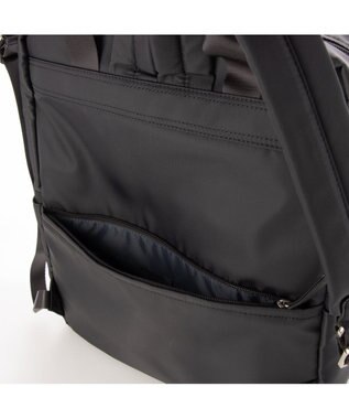 LA BAGAGERIE 10ポケット持ち手付きリュック Lサイズ ダークグレー