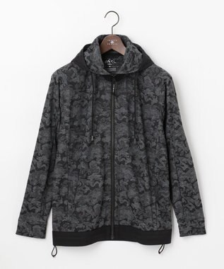JOSEPH ABBOUD MOUNTAIN 【UNISEX】クールスキンガードカモ パーカー ブラック系7