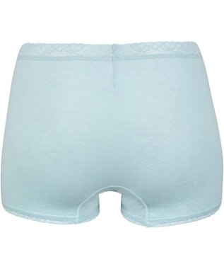 Wing ショーツ　【デイリーフィットやわらかコットン】　身生地部綿混　なめらかなフィット感　はきこみ丈ふかめ　EC4200　ウイング／ワコール ターコイズ