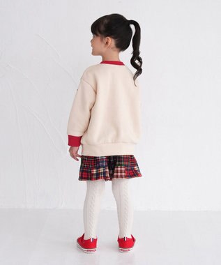 MIKI HOUSE HOT BISCUITS 【80-120cm】 チェック柄 キュロットスカート 赤