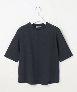 J.PRESS LADIES L TCポンチ モックネック カットソー ネイビー系