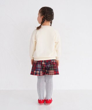 MIKI HOUSE HOT BISCUITS 【80-120cm】 チェック柄 キュロットスカート 赤