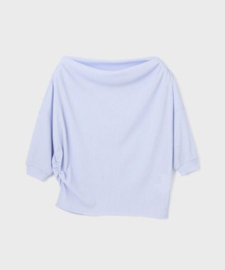 GRACE CONTINENTAL ドレープカットトップ ブルー