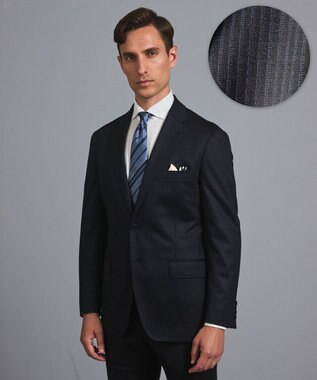 新柄/セットアップ対応【洗える/ストレッチ/シワになりにくい】ウォッシャブルジャージー セットアップジャケット_柄（25年モデル）