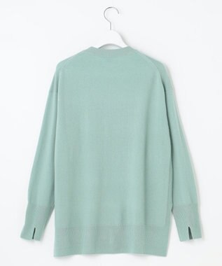 J.PRESS LADIES 【洗える】CASHMERE BLEND クルーネック ニット ライトグリーン系