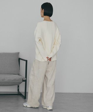 AMERICAN HOLIC バイパチ前振りニットプルオーバー Ivory