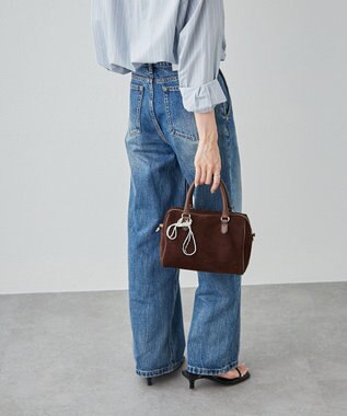 russet スエード2WAYミニボストンバッグ(CE-1570-WEB) D.Brown