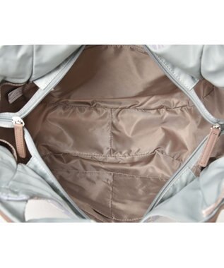 Y'SACCS バードプリントバルーントート Mサイズ グレー