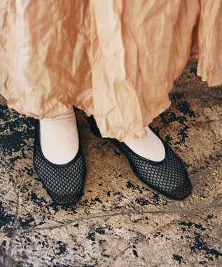 BONTRE 【PRECIEUX JOUET/プレシュウジュエ】メッシュインチュールパンプス/029PJ