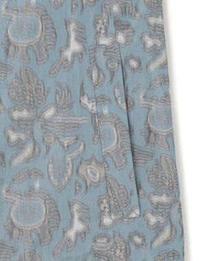 JOSEPH HOMME 【HIGH GRADE LINE】フォークアートカスリ　ジップアップブルゾン ダルブルー系5