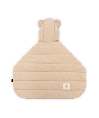 PET PARADISE ペットパラダイス くまちゃん フード付 防寒 ブランケット 大 ベージュ