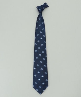 GOTAIRIKU 【日本製】西陣ネクタイ_ネイビー×サックス系 ネイビー系8