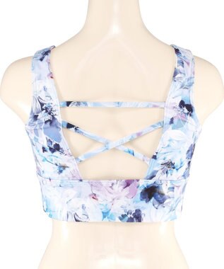 San-ai Resort（三愛水着楽園） 【水陸両用】　プリントブラトップ　M・L　【Reir（レイール）】 ブルー